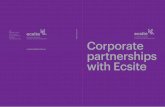 Ecsite Corporate Partnerships brochure