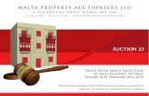 Malta Property Auctioneers - Auction 23