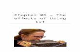 Chapter 06 the effects of using ict update