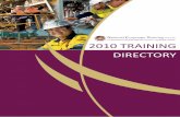 2010 NCT Training Directory