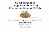 Colorado Agricultural Education / FFA CDE Handbook, 2009-2010