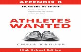 Athletes Wanted : Appendix B