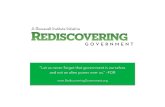 Rediscovering Government