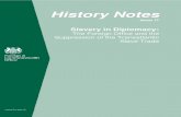 Slavery in Diplomacy: The Foreign Office and the Suppression of the Transatlantic Slave Trade