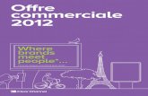 L'offre commerciale 2012 de Clear Channel France