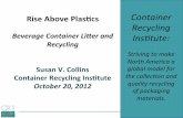 Container Recycling Institute by Susan Collins