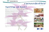 Teknos May 2013 Newsletter