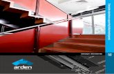 Arden balustrade design S1 - folded metal panels