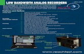 Low Bandwidth Analog Data Recorder (ADR)