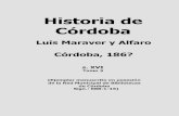 (186?) Maraver: Hª de Cordoba [manuscrito] SXVI T3 Part1