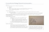 Constructing environments journal