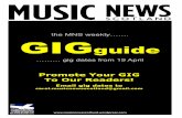 GIGguide from MUSIC NEWS Scotland