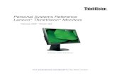 Lenovo ThinkVision Monitors