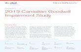 2013 Canadian Goodwill Impairment Study