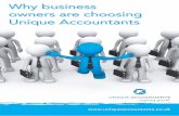 Why business owners are choosing Unique Accountants