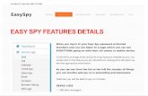 Easy Spy Mobile Monitor Tracking Features