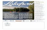 Lakefront Newsletter - Summer/Fall 2012