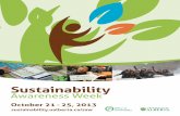 Sustainability Awareness Week 2013