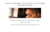 A Great Guide on How To Fight Depression