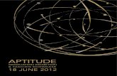 APTITUDE GRADUATION EXHIBITION SHOWCASE JUNE 2012 - FASHION MARKETING AND MANAGEMENT