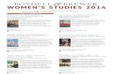 2014 Women's Studies Catalogue