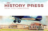 The History Press New Title Catalogue