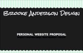 personal website proposal