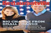 Big Changes from Small Change | Restaurantville Magazine Fall 2013