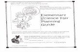 Science Fair Planning Guide