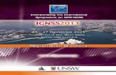 IGNSS 2011 Conference Registration Brochure