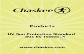 Chaskee - UV Sun Protection Provided By Testex