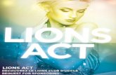 Sponsoring request LIONS ACT Event