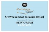 Weeky Freaky Art Weekend 2011 at Kaliakria Resort