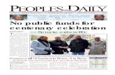 Peoples Daily Newspaper