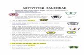 Pack 320 Activities Calendar