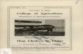 Hog Cholera in Idaho