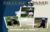 2010-11 Notre Dame Women's Golf Media Guide