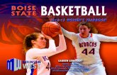 Boise State Women's Basketball Yearbook