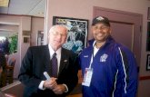 Dr. Harrison with Kansas State University Football Coach Bill Snyder