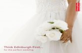 Edinburgh First for weddings