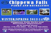 Chippewa Falls Parks and Recreation Winter-Spring 2013-2014 Brochure
