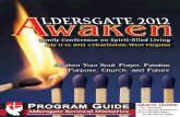 eProgram Guide for Aldersgate 2012