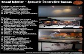Decorative Acoustic Walls and Inceilings