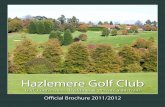 Hazlemere Golf Club Official Brochure 2011/2012