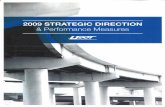2009 Strategic Direction and Performance Measures