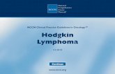 Hodgkin Lymphoma - NCCN Clinical Practice Guidelines in Oncology