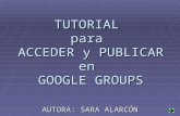 Manual de Google Groups