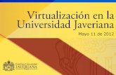 Virtualización en la Pontificia Universidad Javeriana