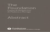 The Foundation Cassa di Risparmio di Padova e Rovigo ABSTRACT