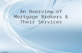 An overview of mortgage brokers & their services